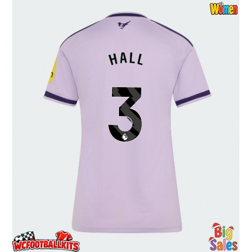 Newcastle United Lewis Hall #3 Replica Third Stadium Shirt for Women 2026-27 Short Sleeve